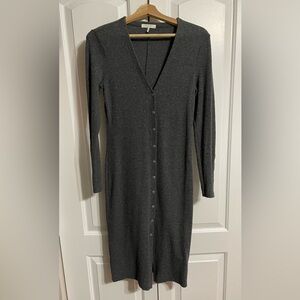 RAG & BONE Gray Button-Up Knit Dress Size S / Excellent Condition